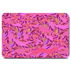 Bright Pink Confetti Storm Large Door Mat
