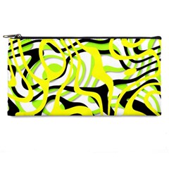 Ribbon Chaos Yellow Pencil Cases