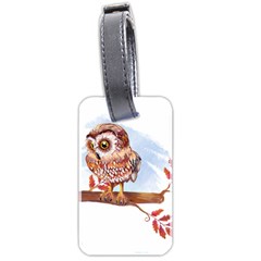 Owl Luggage Tags (two Sides)