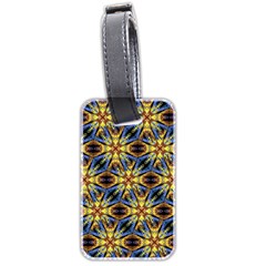 Vibrant Medieval Check Luggage Tags (two Sides)
