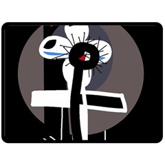 Dark Fleece Blanket (large) 