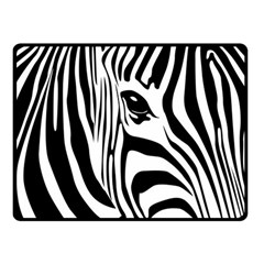 Animal Cute Pattern Art Zebra Fleece Blanket (small)