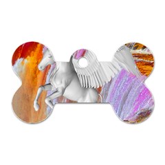 Pegasus Dog Tag Bone (one Side)