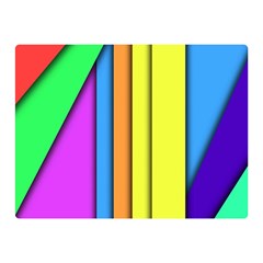 More Color Abstract Pattern Double Sided Flano Blanket (mini) 