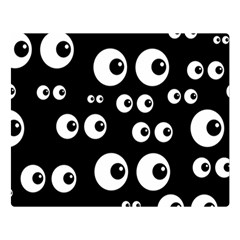 Seamless Eyes Tile Pattern Double Sided Flano Blanket (large) 