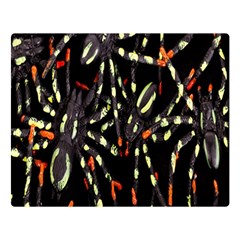 Spiders Background Double Sided Flano Blanket (large) 