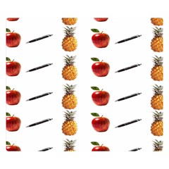 Ppap Pen Pineapple Apple Pen Double Sided Flano Blanket (small) 
