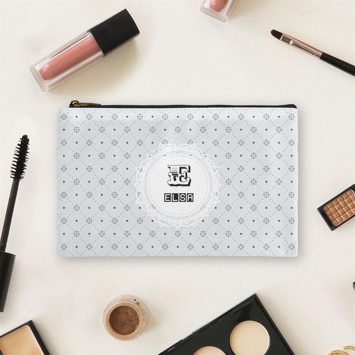 E for Elsa Cosmetic Bag (Medium)