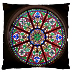 Church Window Window Rosette Large Cushion Case (one Side)