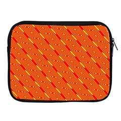 Orange Pattern Background Apple Ipad 2/3/4 Zipper Cases