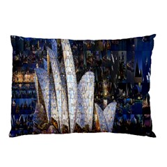 Sidney Travel Wallpaper Pillow Case