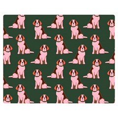Dog Animal Pattern Double Sided Flano Blanket (medium) 