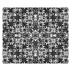Modern Oriental Pattern Double Sided Flano Blanket (small) 