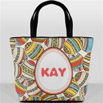 Easter Happy Egg Bucket Handbag Front