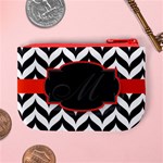 Pattern Black 1 Coin Change Purse Back