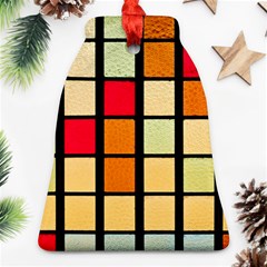 Mozaico Colors Glass Church Color Bell Ornament (two Sides)