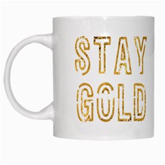 Stay Gold White Coffee Mug