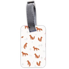 Fox Animal Wild Pattern Luggage Tags (two Sides)
