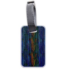 Stylish Colorful Strips Luggage Tags (two Sides)