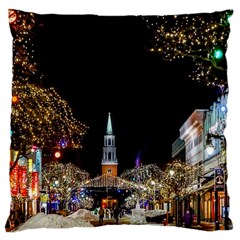 Church Decoration Night Large Cushion Case (two Sides)