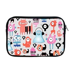 Funky Monsters Pattern Apple Macbook Pro 17  Zipper Case