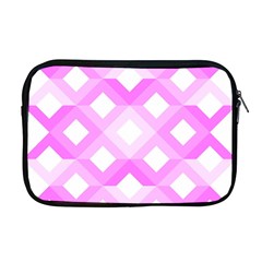 Geometric Chevrons Angles Pink Apple Macbook Pro 17  Zipper Case