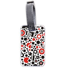 Square Objects Future Modern Luggage Tags (two Sides)