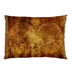 Map Of The World Old Historically Pillow Case