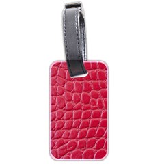 Textile Texture Spotted Fabric Luggage Tags (two Sides)