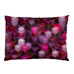 Cube Surface Texture Background Pillow Case