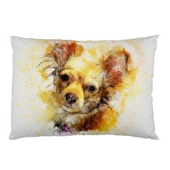 Dog Animal Art Abstract Watercolor Pillow Case