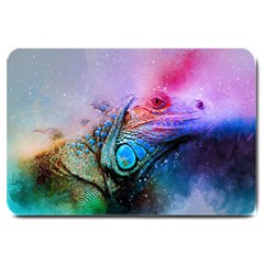 Lizard Reptile Art Abstract Animal Large Doormat 
