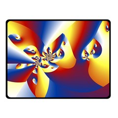 Mandelbrot Math Fractal Pattern Fleece Blanket (small)