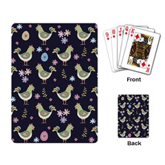 Easter Pattern Playing Card
