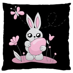 Easter Bunny  Large Cushion Case (one Side)