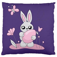 Easter Bunny  Large Cushion Case (one Side)