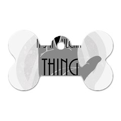 It s A Vulcan Thing Dog Tag Bone (one Side)