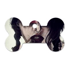 Femininely Badass Dog Tag Bone (one Side)