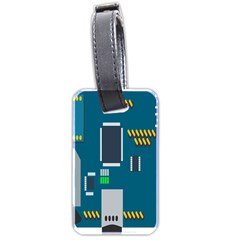 Amphisbaena Two Platform Dtn Node Vector File Luggage Tags (two Sides)