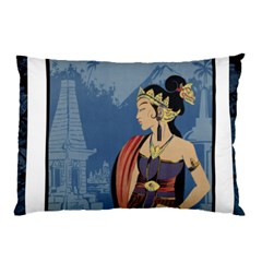 Java Indonesia Girl Headpiece Pillow Case (two Sides)