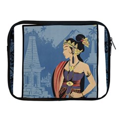 Java Indonesia Girl Headpiece Apple Ipad 2/3/4 Zipper Cases