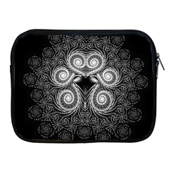 Fractal Filigree Lace Vintage Apple Ipad 2/3/4 Zipper Cases