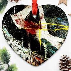 Egg In The Duck   Needle In The Egg Heart Ornament (two Sides)
