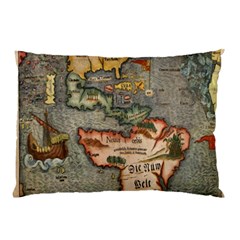 Vintage Map Pillow Case (two Sides)