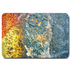 Colorful Abstract Texture  Large Doormat 