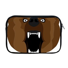 Bear Brown Set Paw Isolated Icon Apple Macbook Pro 17  Zipper Case