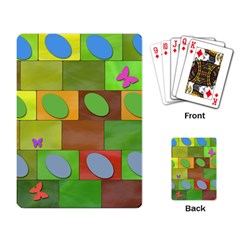 Easter Egg Happy Easter Colorful Playing Card