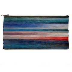 Background Horizontal Lines Pencil Cases