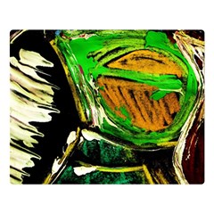 Lillies In The Terracota Vase 5 Double Sided Flano Blanket (large) 