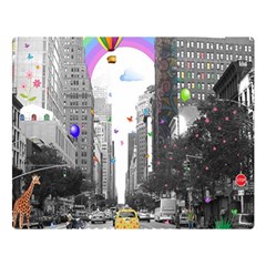 Downtown Dream Double Sided Flano Blanket (large) 